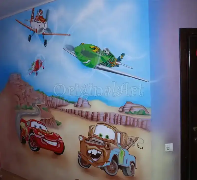 Desen perete Planes